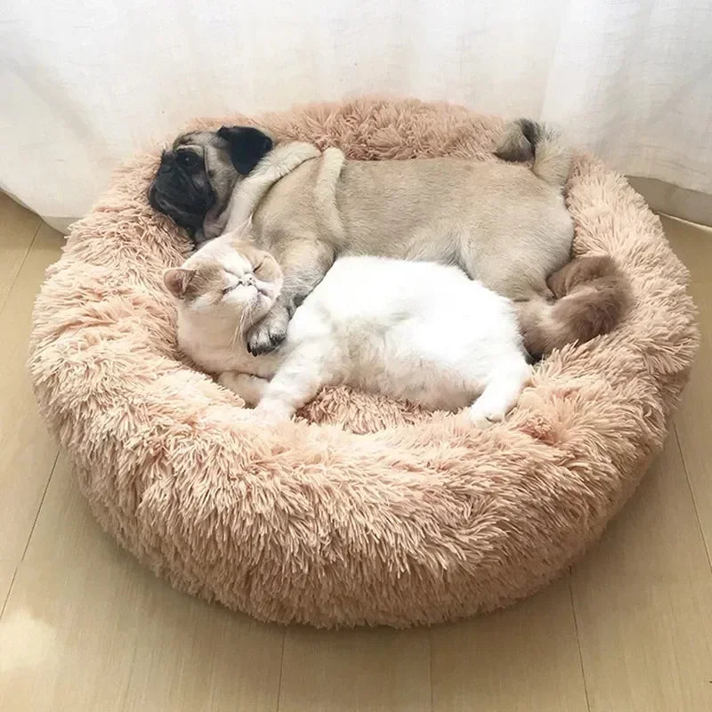 Lit Rond Douillet pour Chats et Chiens