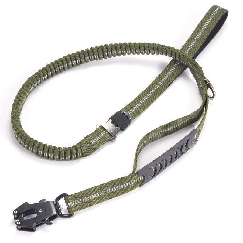 Laisse Élastique Réfléchissante avec Ceinture de Sécurité 🐾