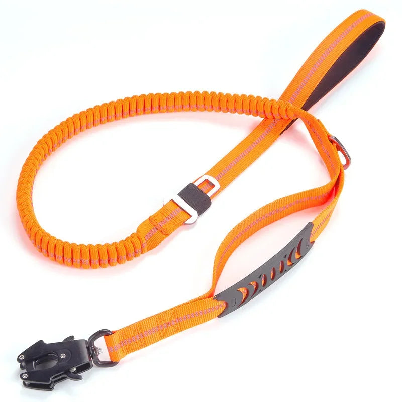 Laisse Élastique Réfléchissante avec Ceinture de Sécurité 🐾