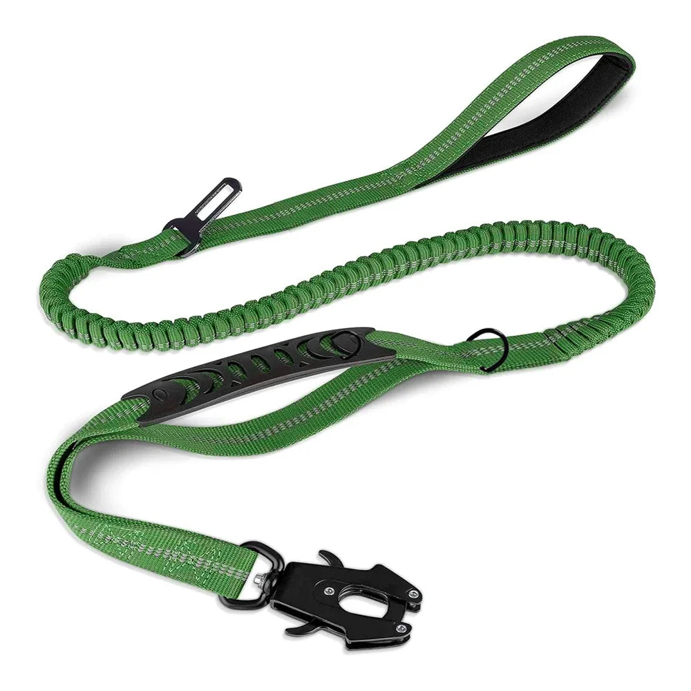 Laisse Élastique Réfléchissante avec Ceinture de Sécurité 🐾