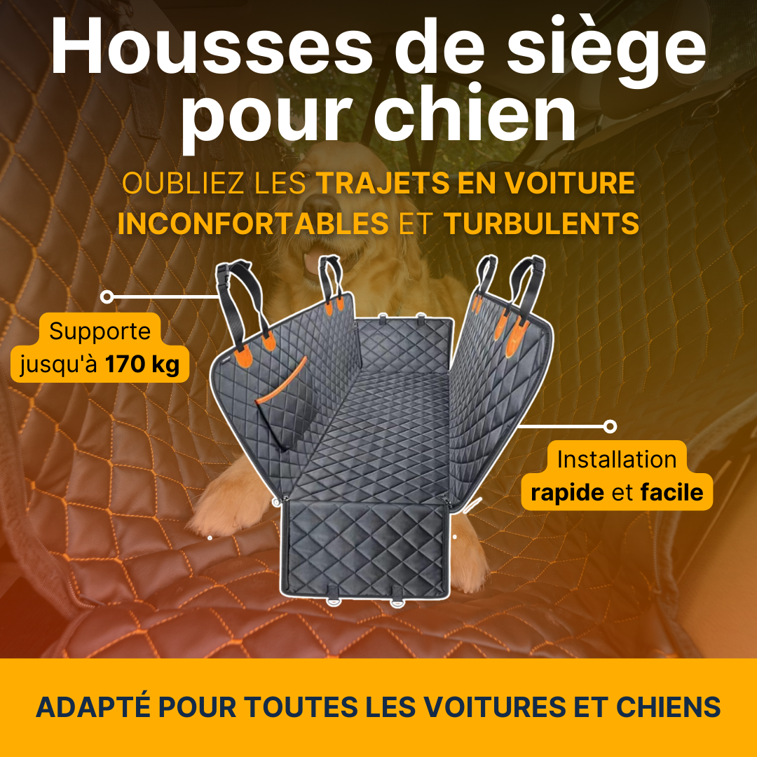 Housse de Siège Auto Imperméable pour Chien