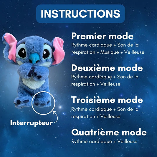 Peluche Stitch Qui Respire