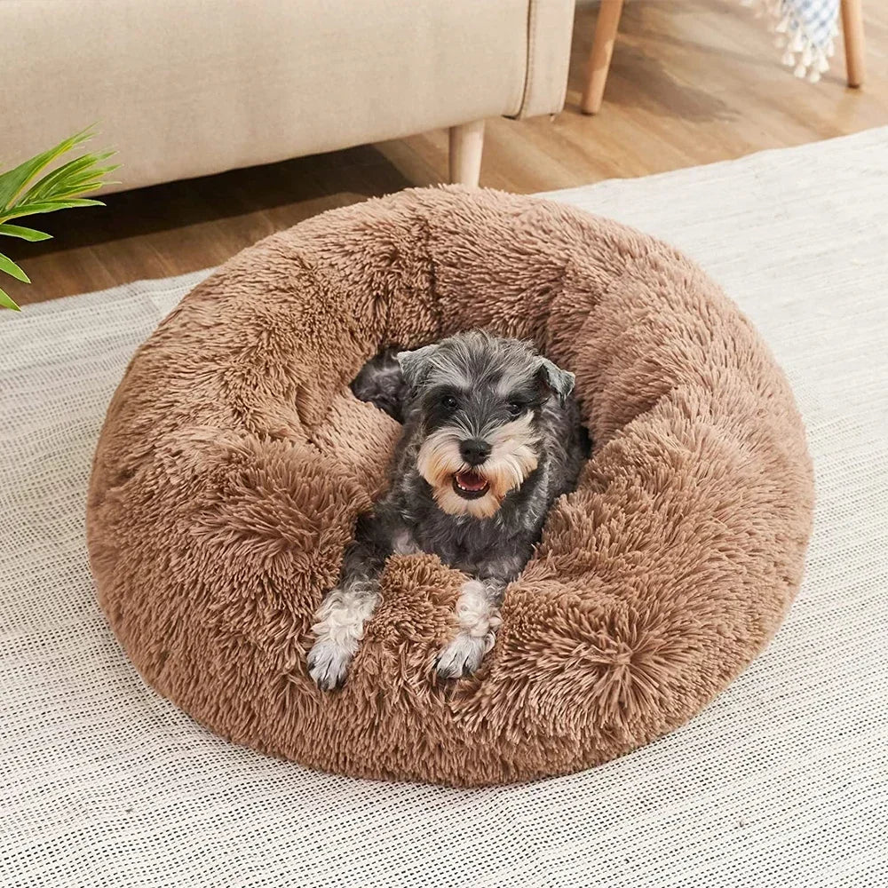 Lit Rond Douillet pour Chats et Chiens