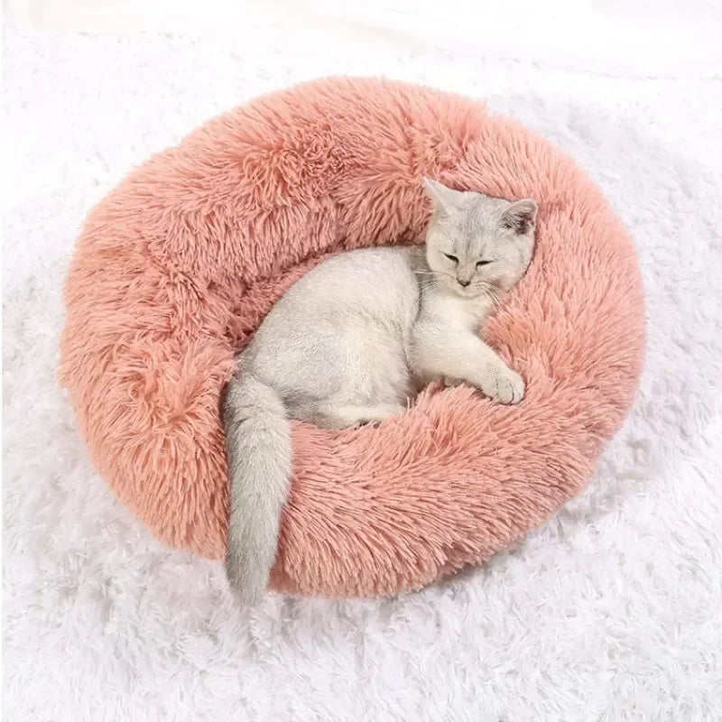 Lit Rond Douillet pour Chats et Chiens