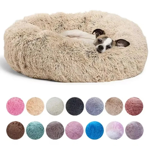 Lit Rond Douillet pour Chats et Chiens