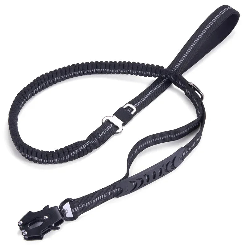 Laisse Élastique Réfléchissante avec Ceinture de Sécurité 🐾
