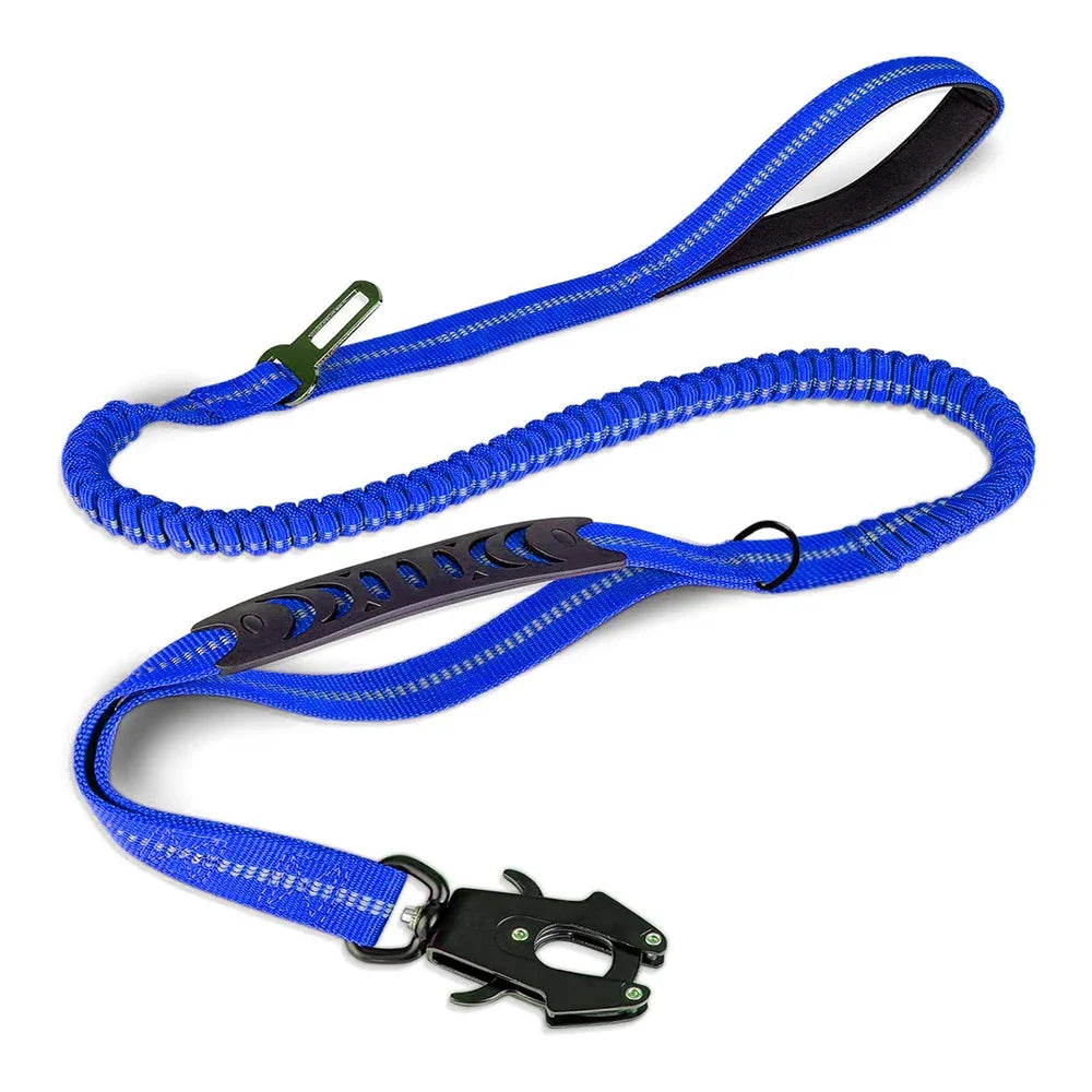 Laisse Élastique Réfléchissante avec Ceinture de Sécurité 🐾